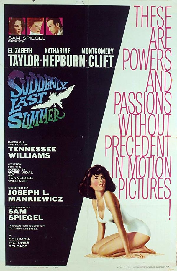 'Suddenly, Last Summer' movie poster