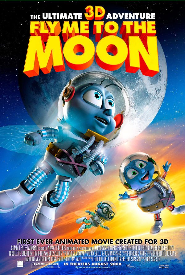 'Fly Me to the Moon 3D' movie poster