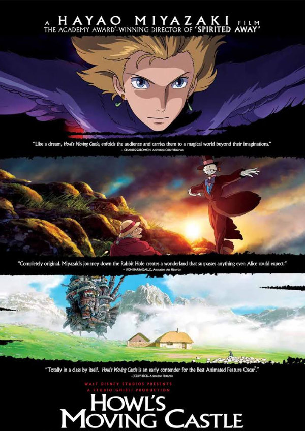 'Howl's Moving Castle' movie poster