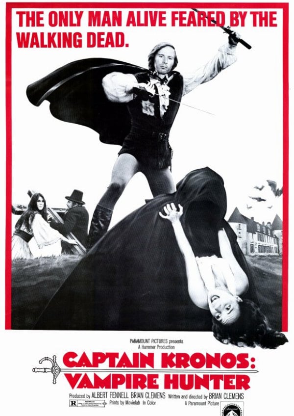 'Captain Kronos: Vampire Hunter' movie poster