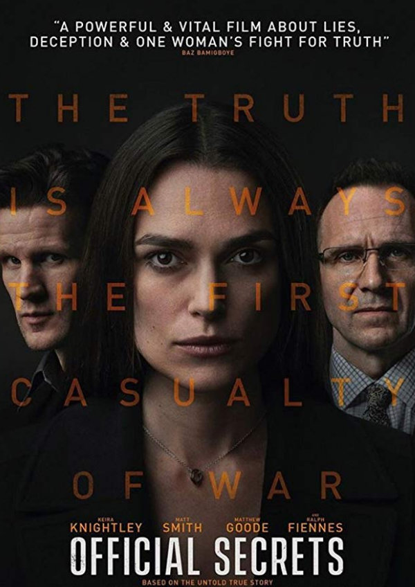 'Official Secrets' movie poster