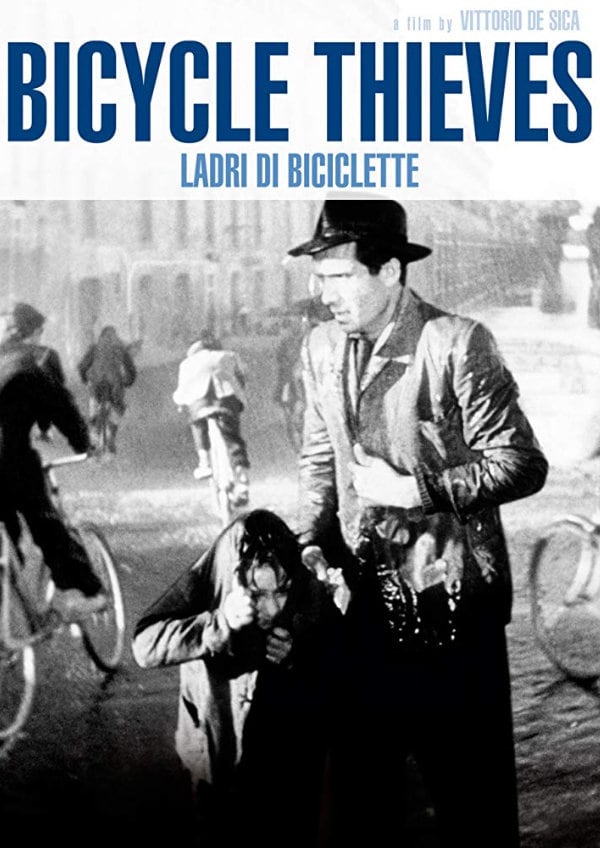 'Bicycle Thieves (Ladri di Biciclette)' movie poster